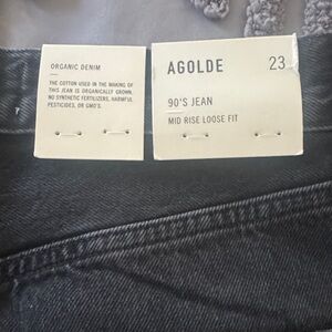 Agolde Black Boyfriend Jeans